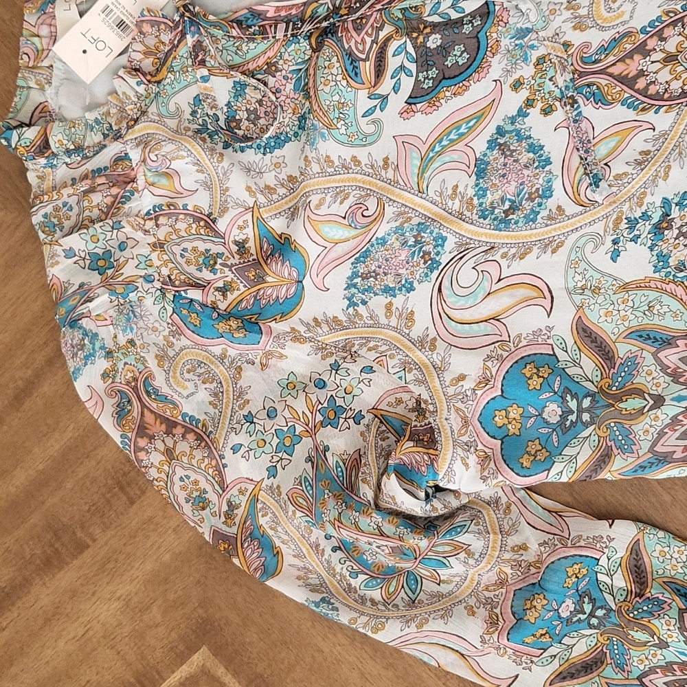 LOFT | Paisley Blouse - Picture 2 of 9